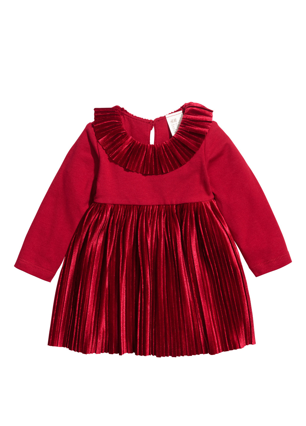 Тёмно-красное платье H&M (93910741)