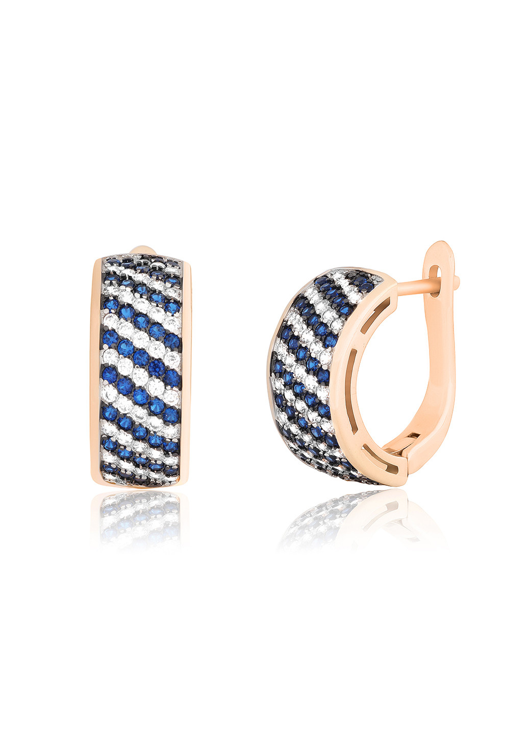 Серебряные серьги с фианитами ск3фс1/372 Silvex925 (201169281)