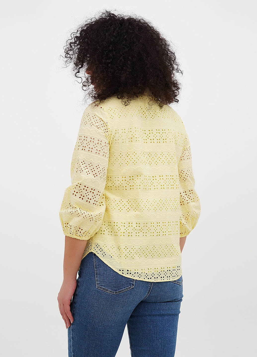 Жёлтая блуза No Brand