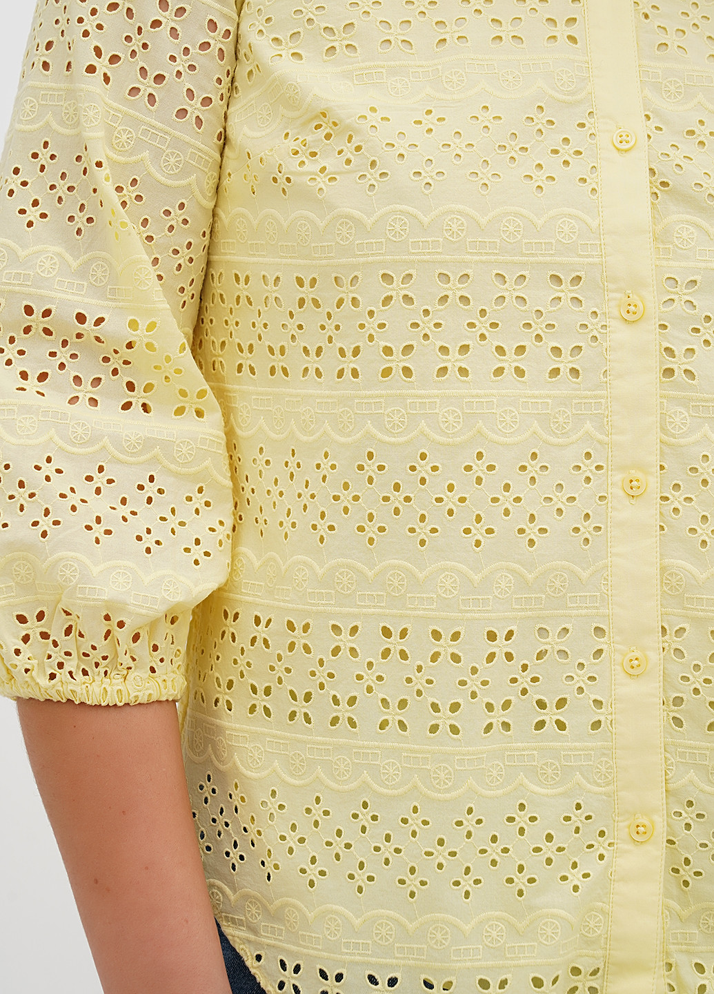 Жёлтая блуза No Brand