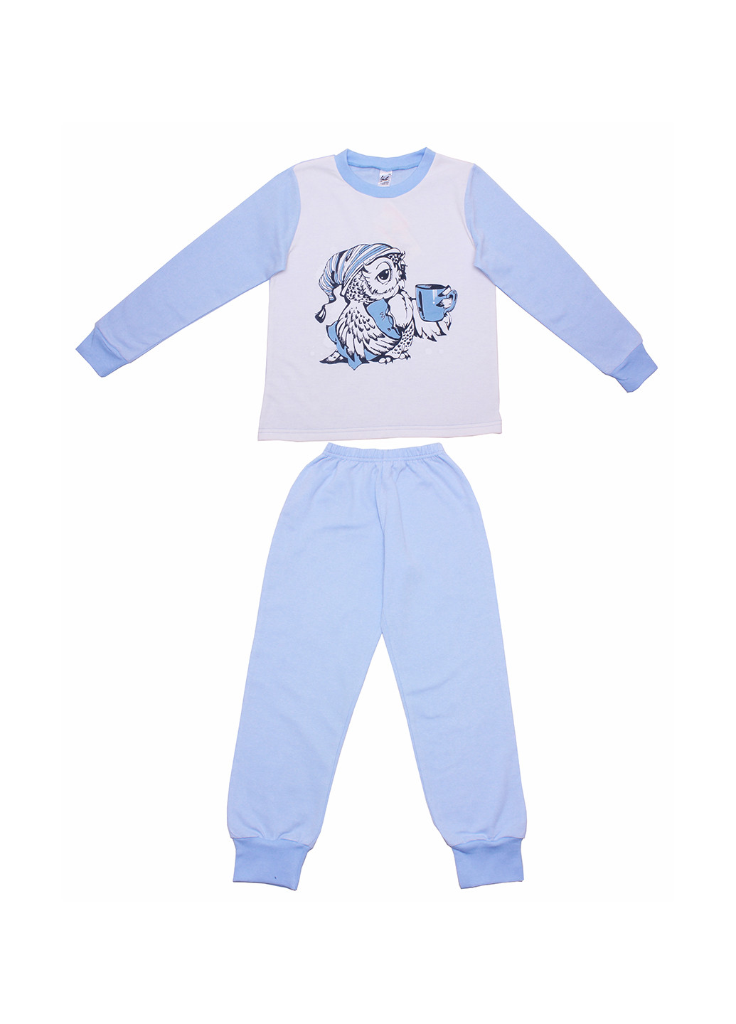 Голубая всесезон пижама (свитшот, брюки) Валери-Текс