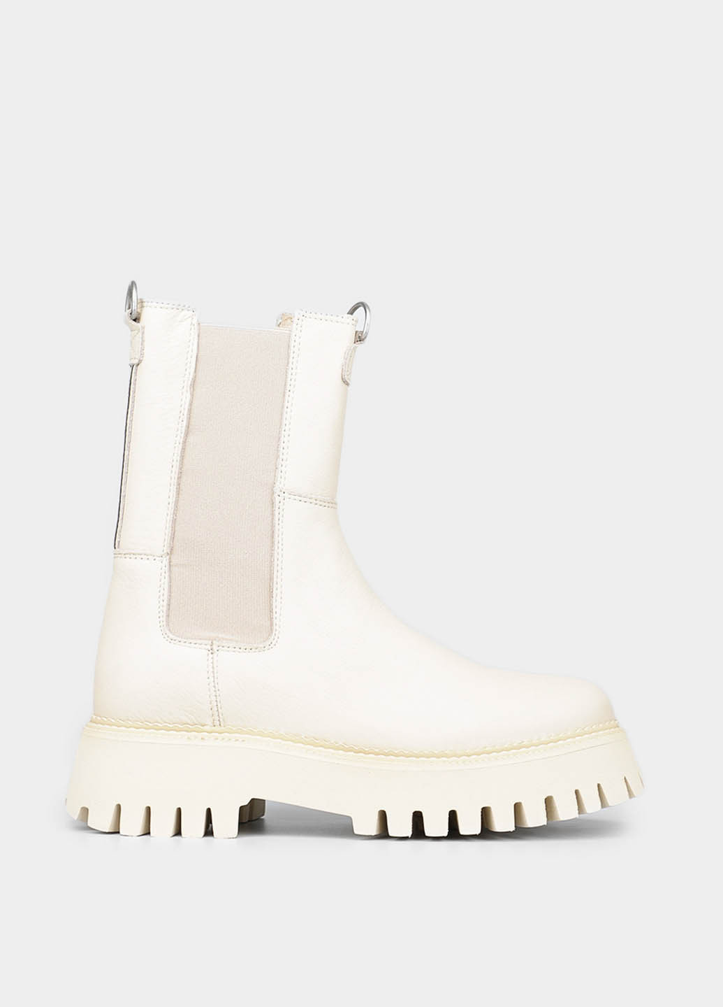 Осенние ботинки челси Bronx с белой подошвой