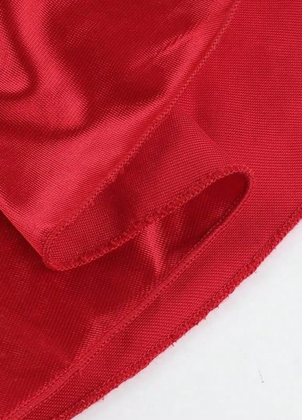 Красное вечернее платье годе SHEIN однотонное