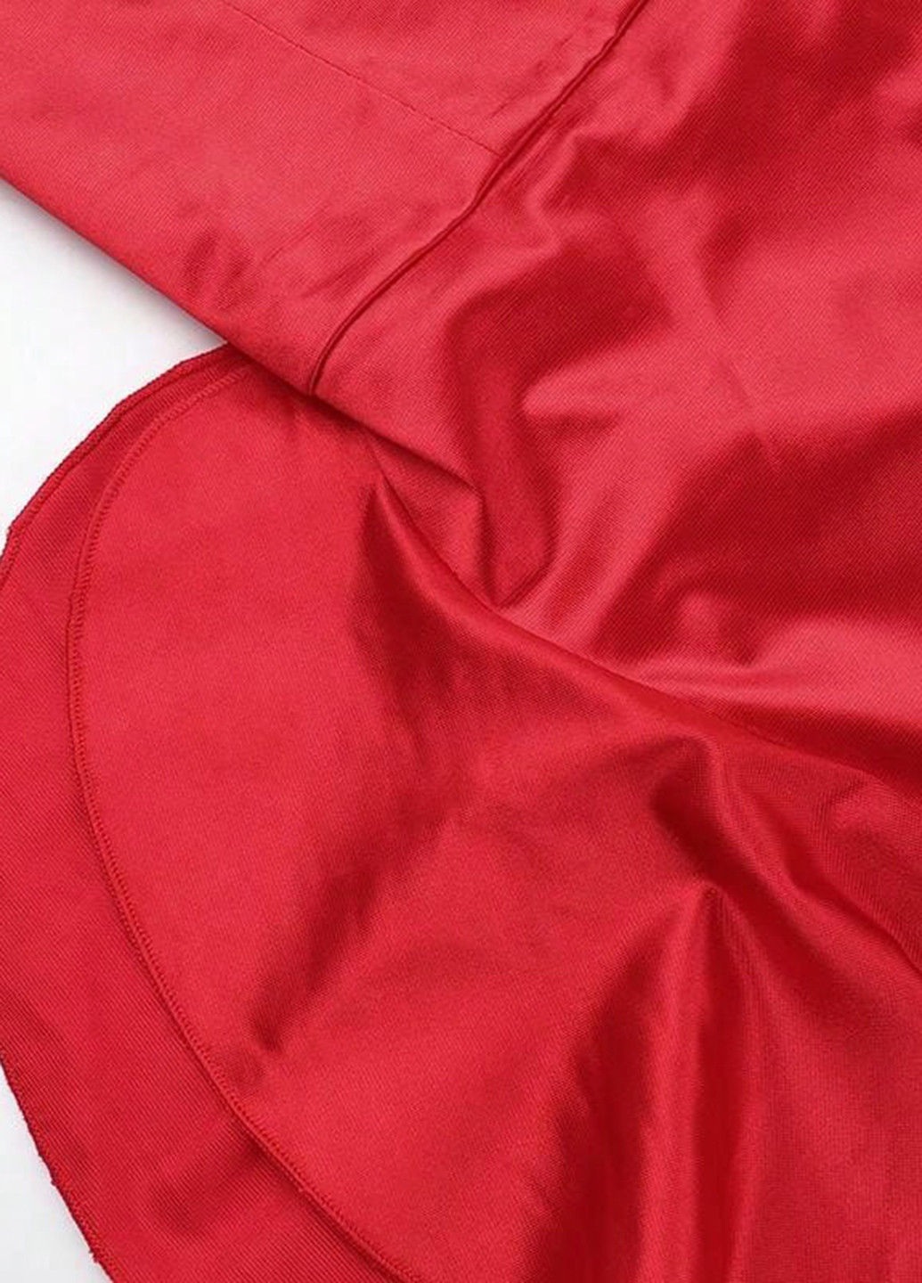 Красное вечернее платье годе SHEIN однотонное