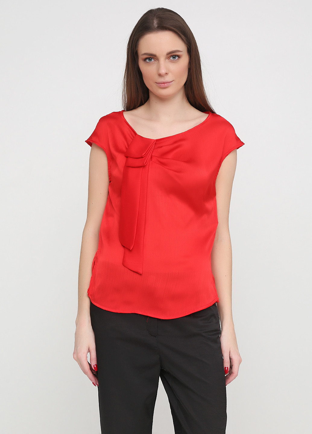 Красная летняя блуза Stefanie L