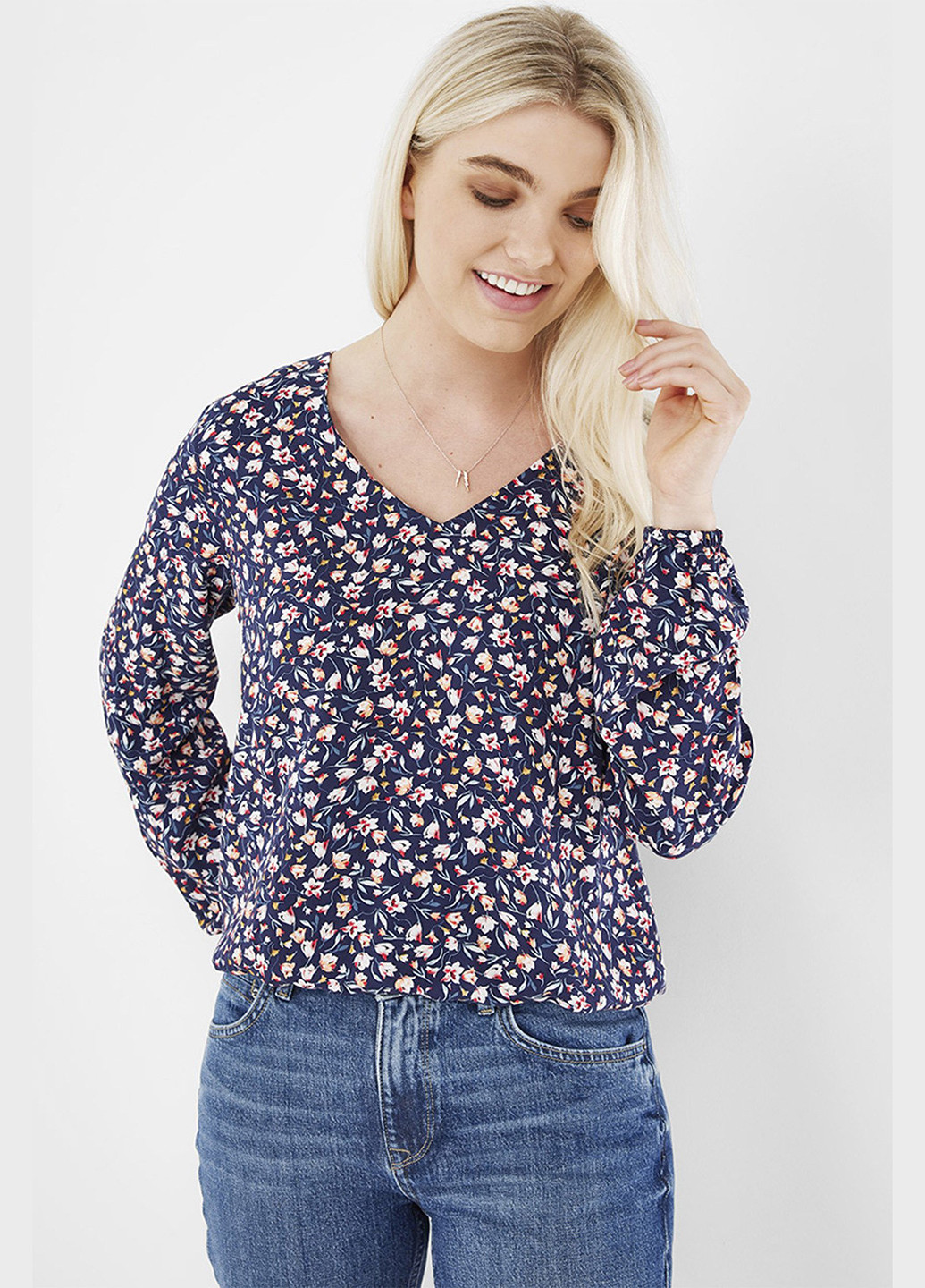 Темно-синя блузка Mexx