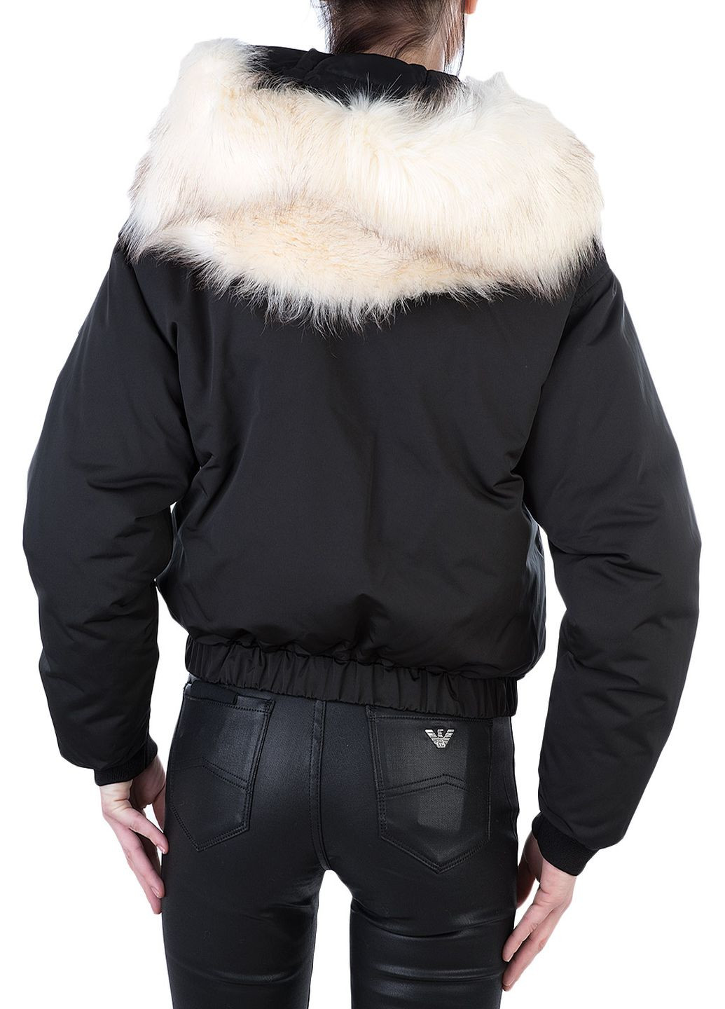 Черная зимняя куртка Emporio Armani