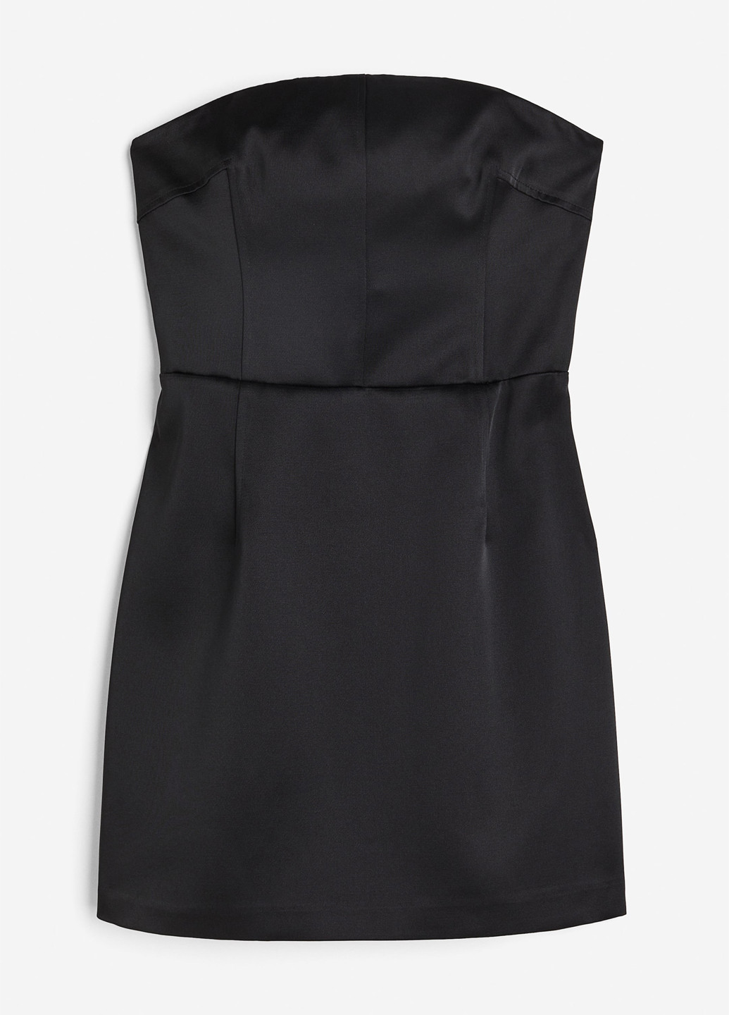 Черное коктейльное, кэжуал платье силуэтная H&M однотонное