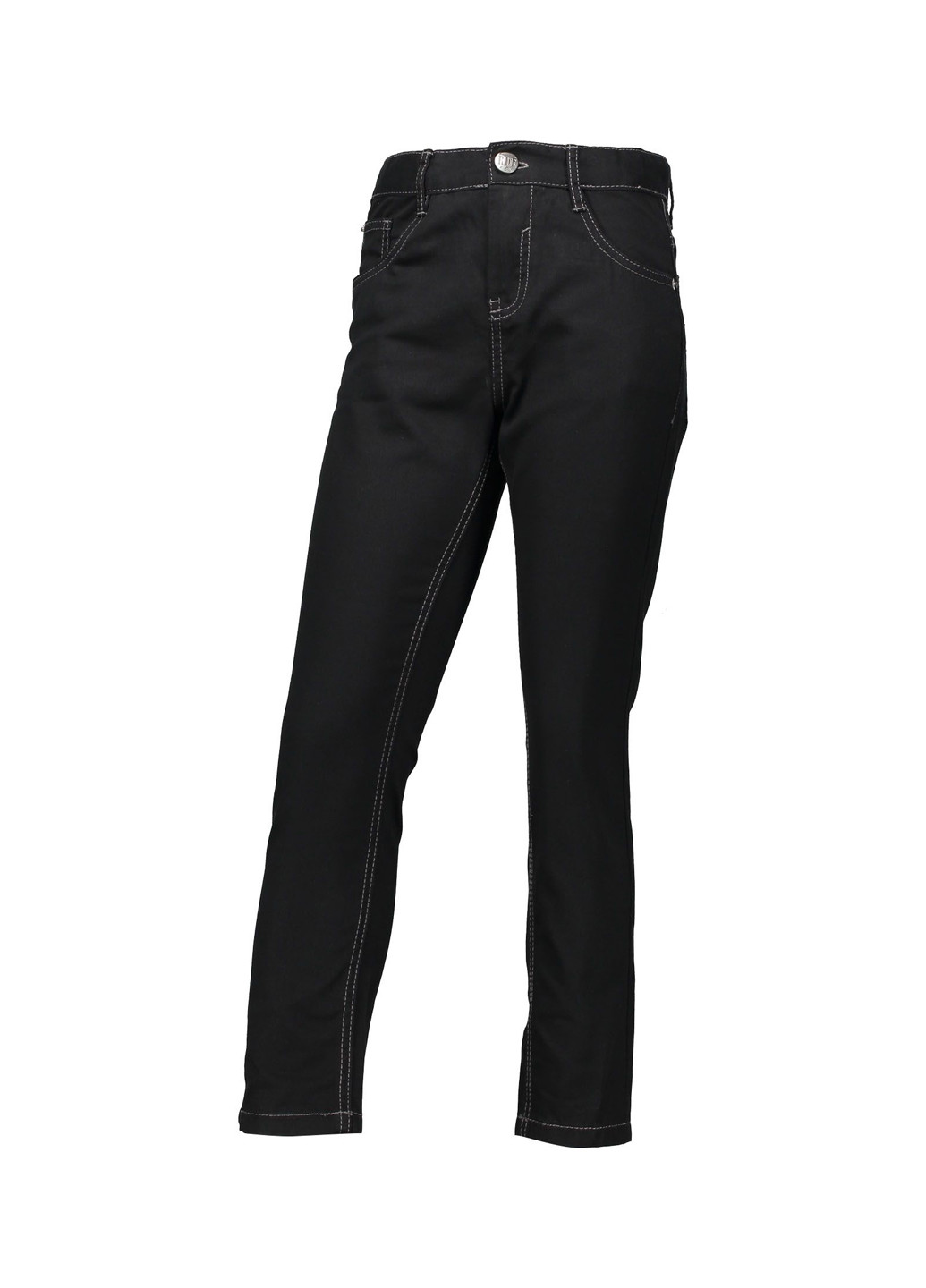 Черные демисезонные со средней талией джинсы Piazza Italia