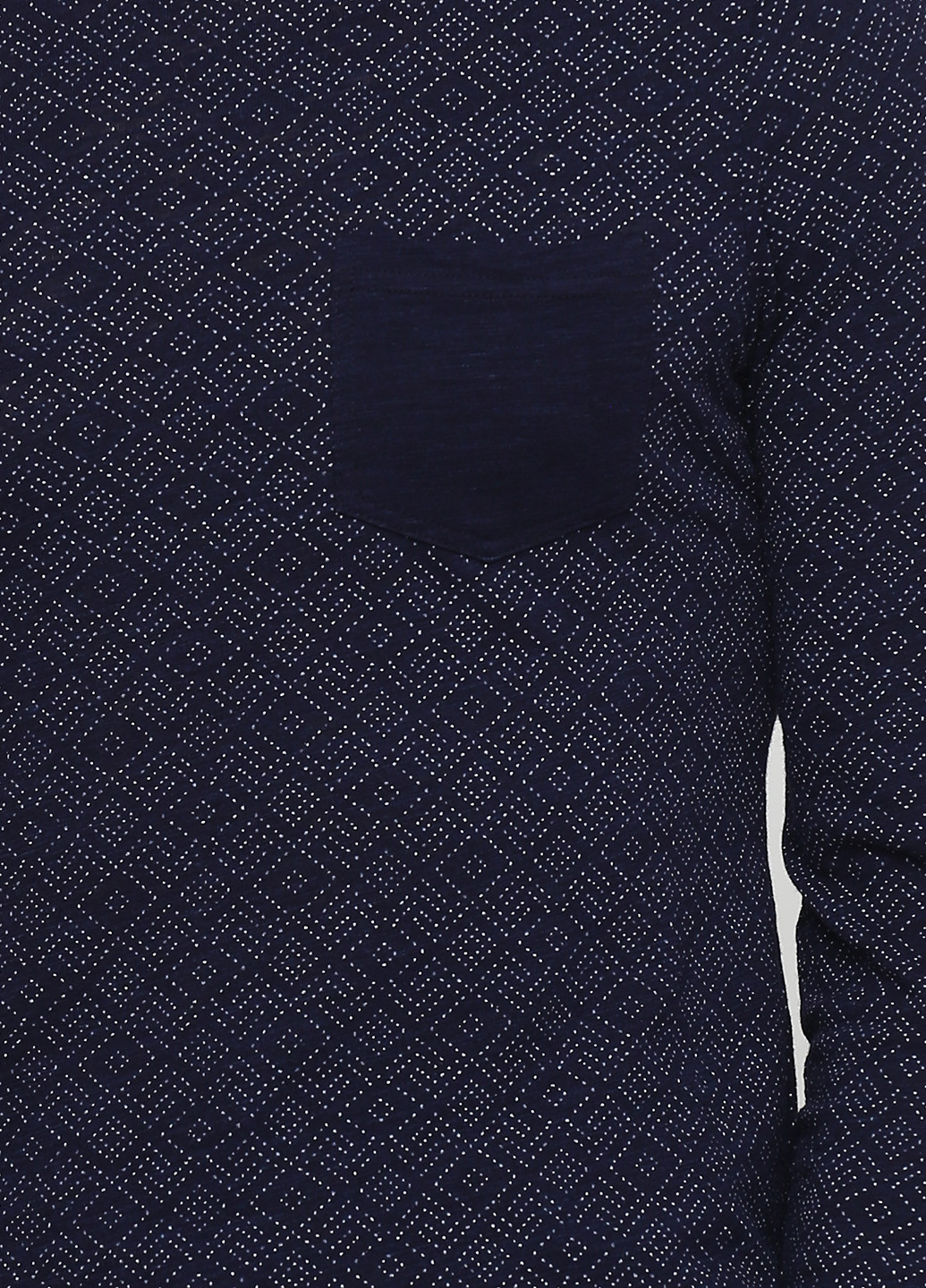 Темно-синий демисезонный домашний лонгслив H&M с рисунком
