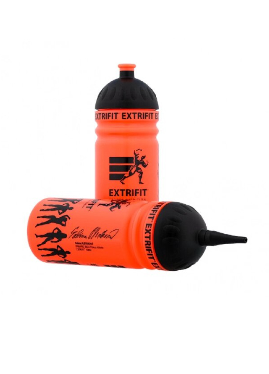 Пляшка для тренувань Bottle Long Nozzle Woman - 700ml Orange Blender Bottle Extrifit (251801161)