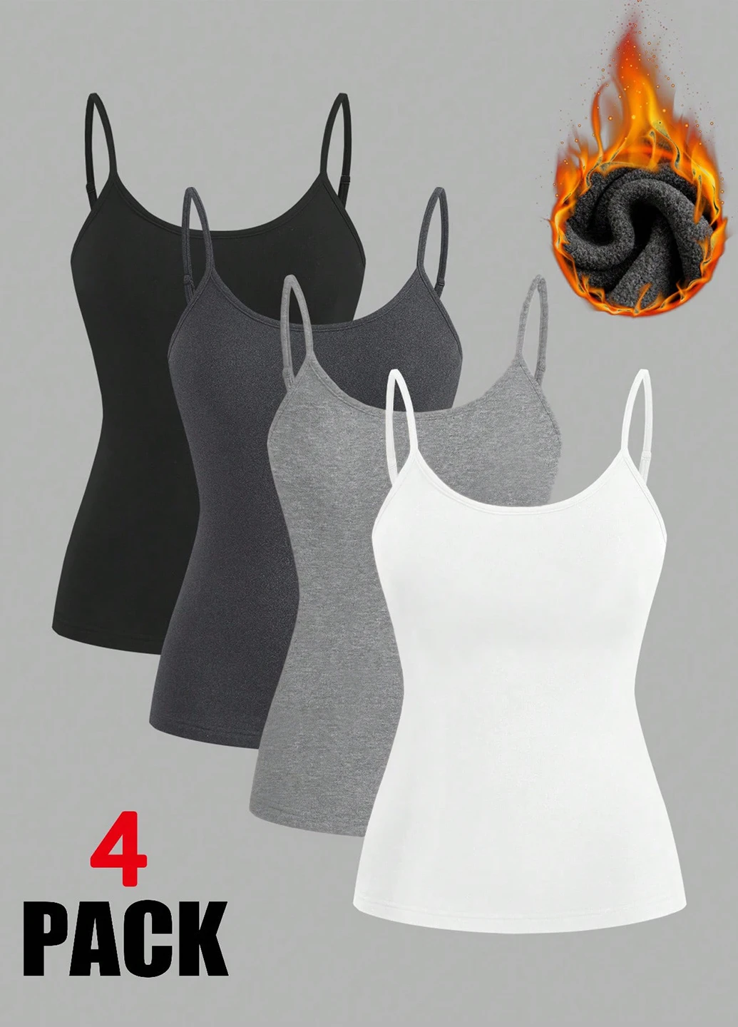 Майка (4 шт.) SHEIN — 339507268