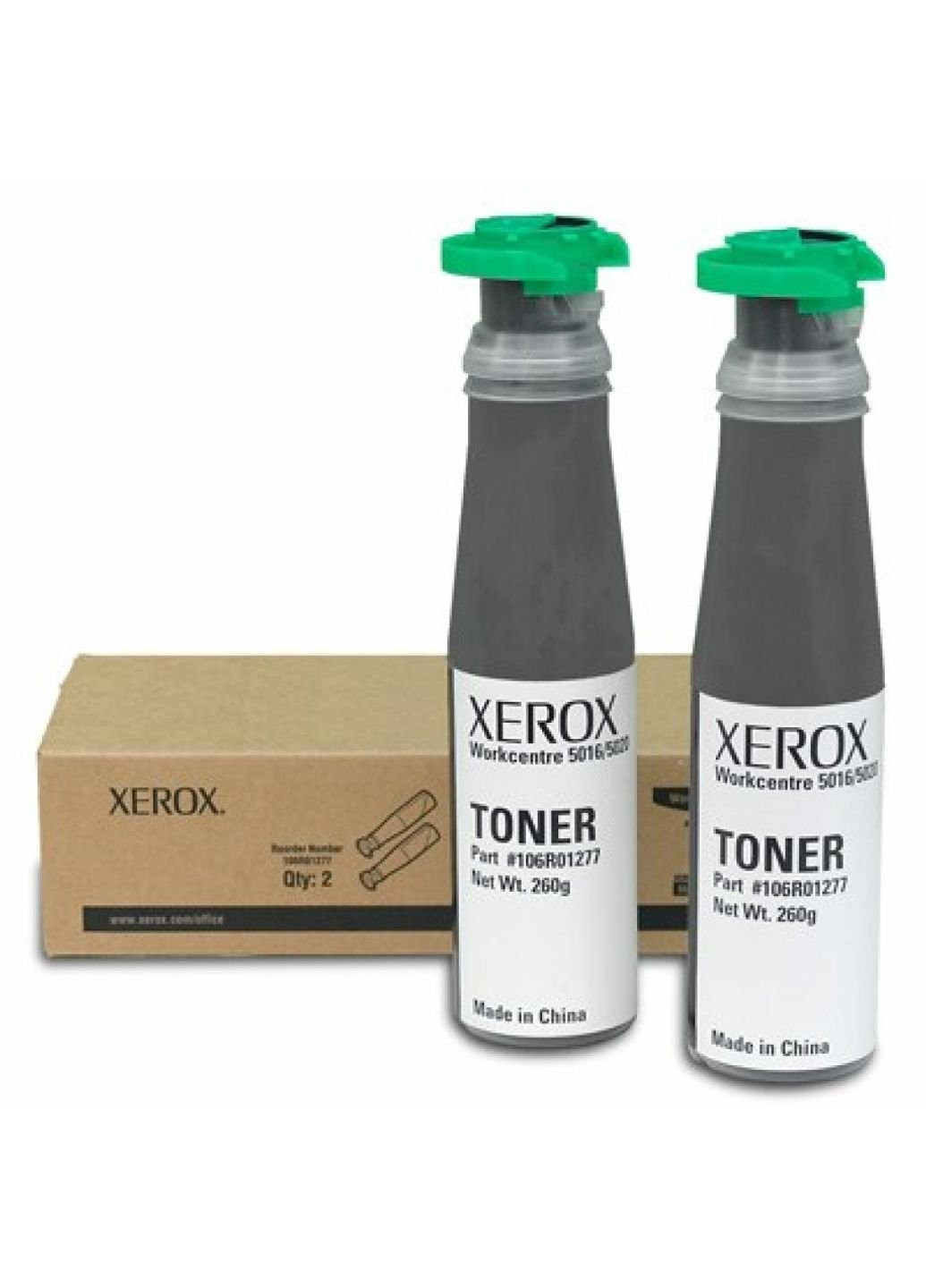 Тонер-картридж (106R01277) Xerox wc 5016/ 5020 (комплект 2шт) (247614867)