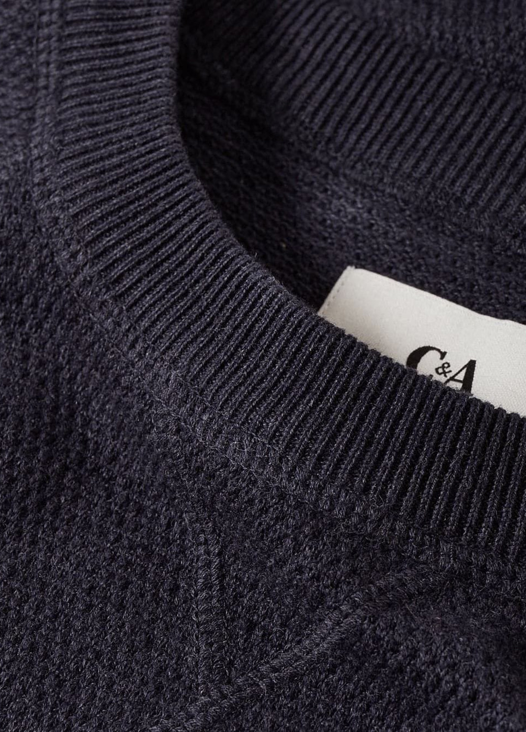 Темно-синий демисезонный свитер джемпер C&A