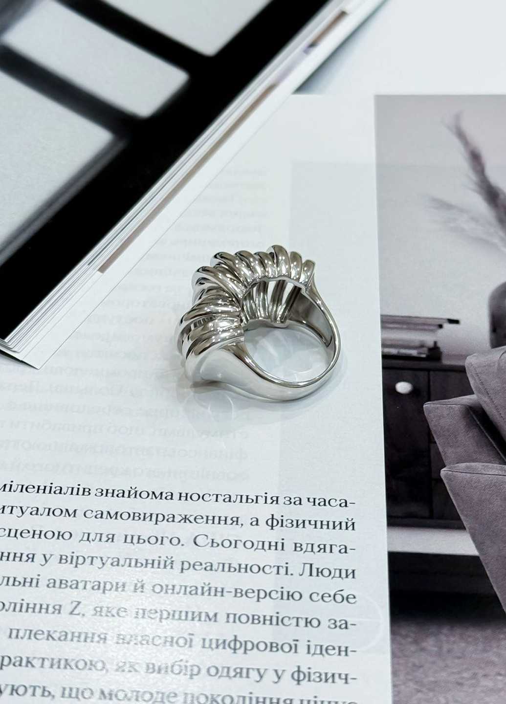 Кольцо Silver Flame (317284727)