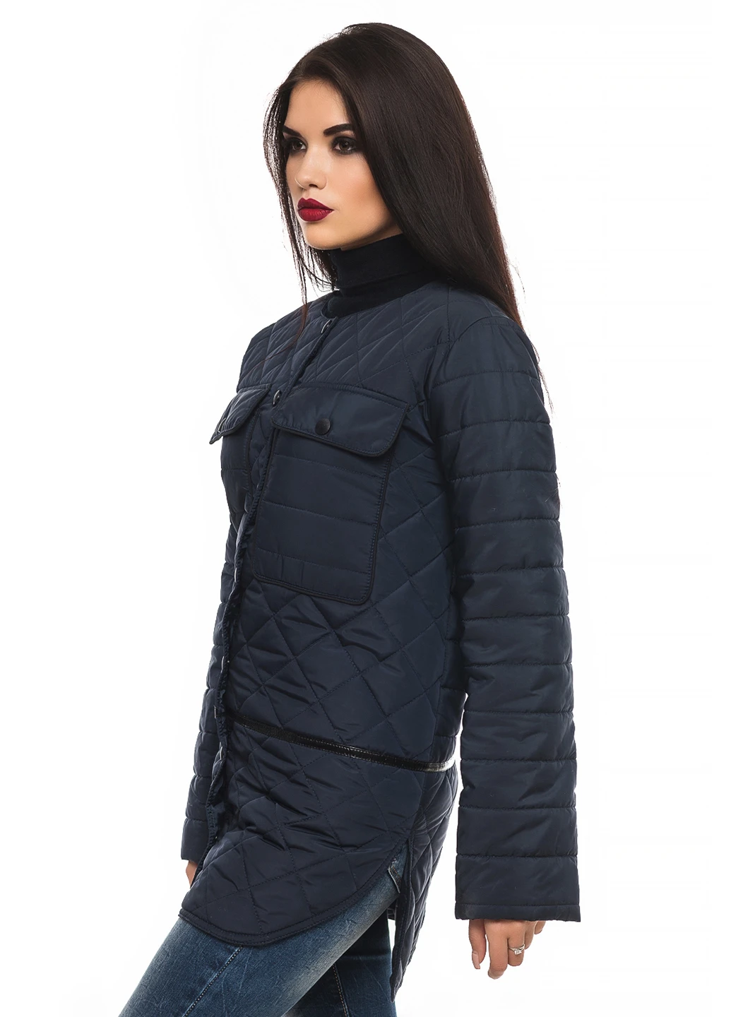 Синяя демисезонная куртка Кариант