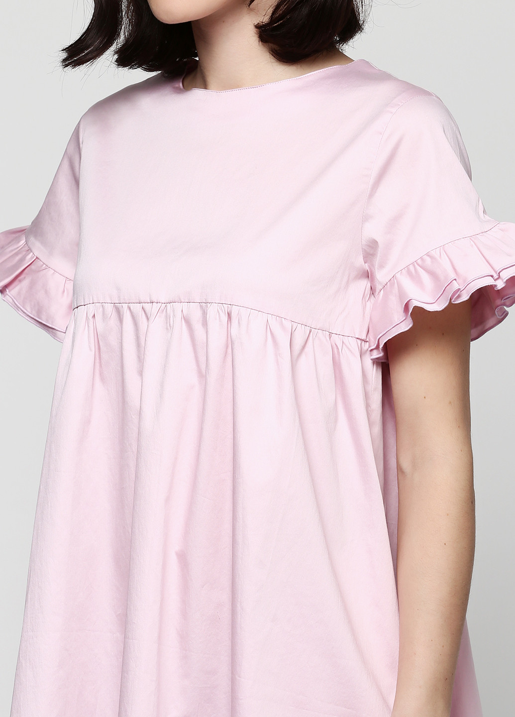 Рожева кежуал плаття, сукня Basic Story однотонна