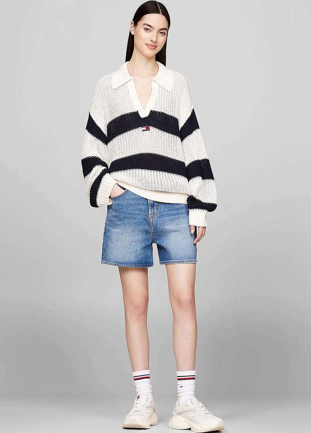 Комбінований демісезонний светр Tommy Jeans