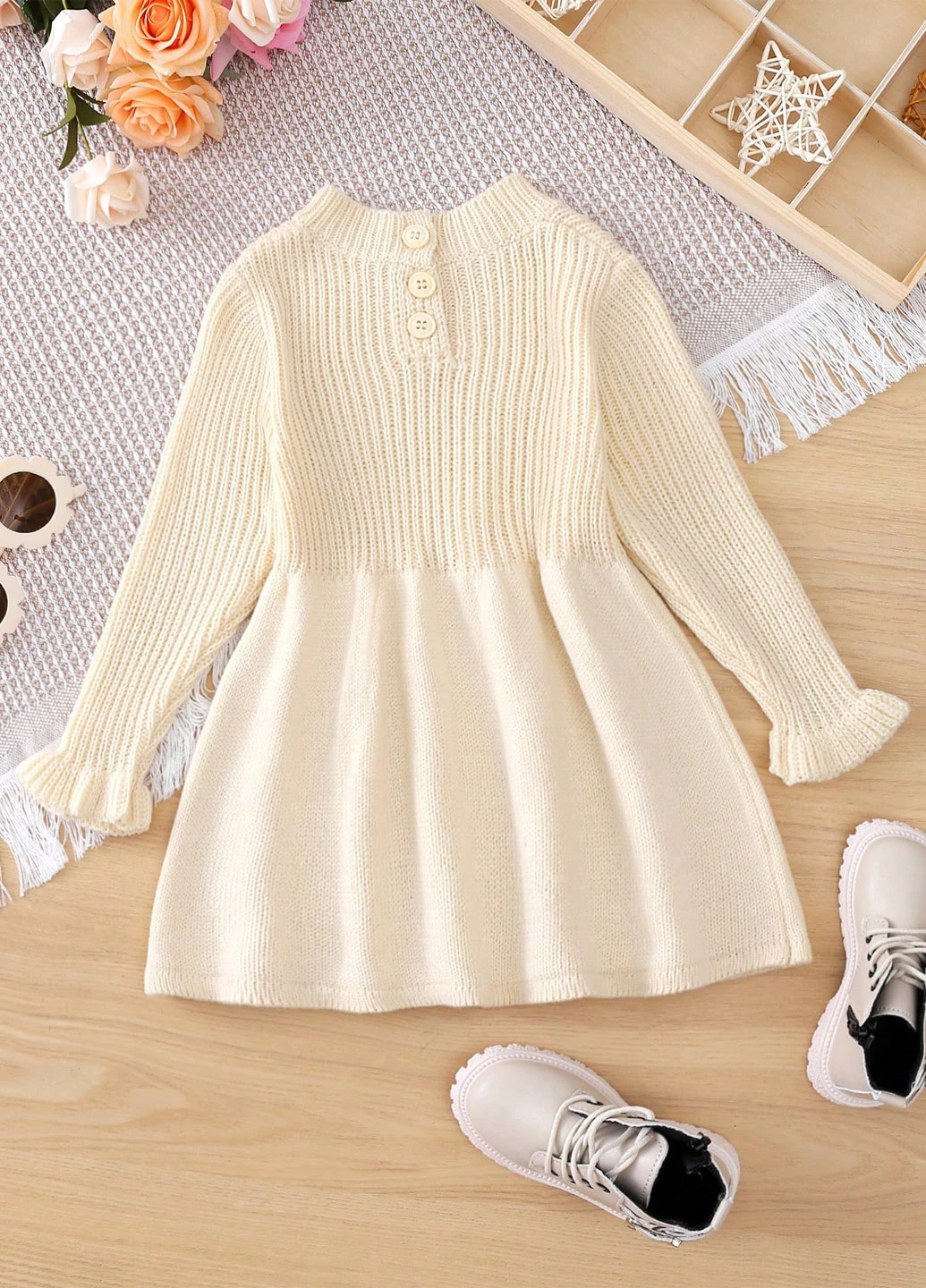 Молочное платье SHEIN (311528007)