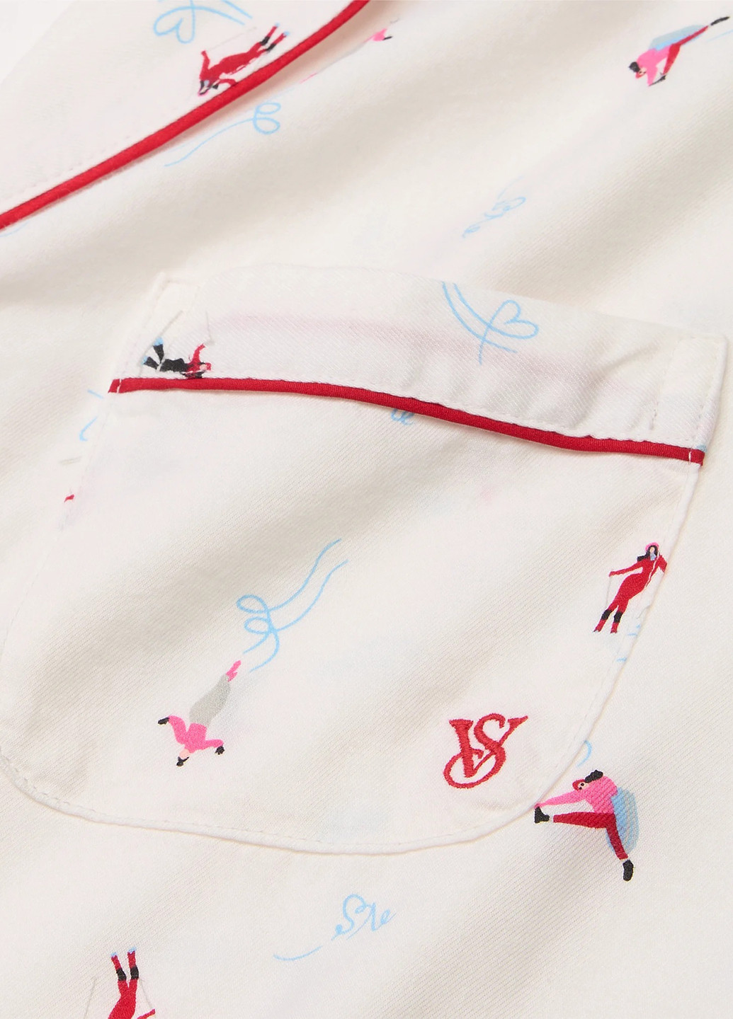 Молочна всесезон піжама (сорочка, штани) сорочка + брюки Victoria's Secret