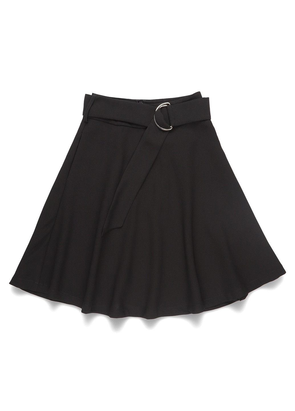 Черная кэжуал однотонная юбка MINT&BERRY клешированная