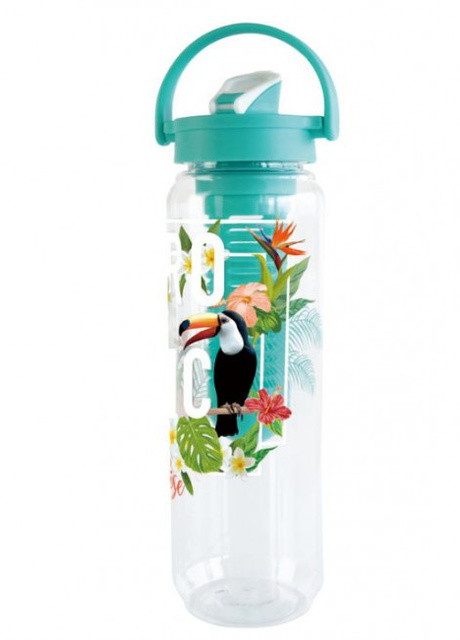 Бутылочка для воды с контейнером для фруктов Summer Голубая No Brand (253840421)