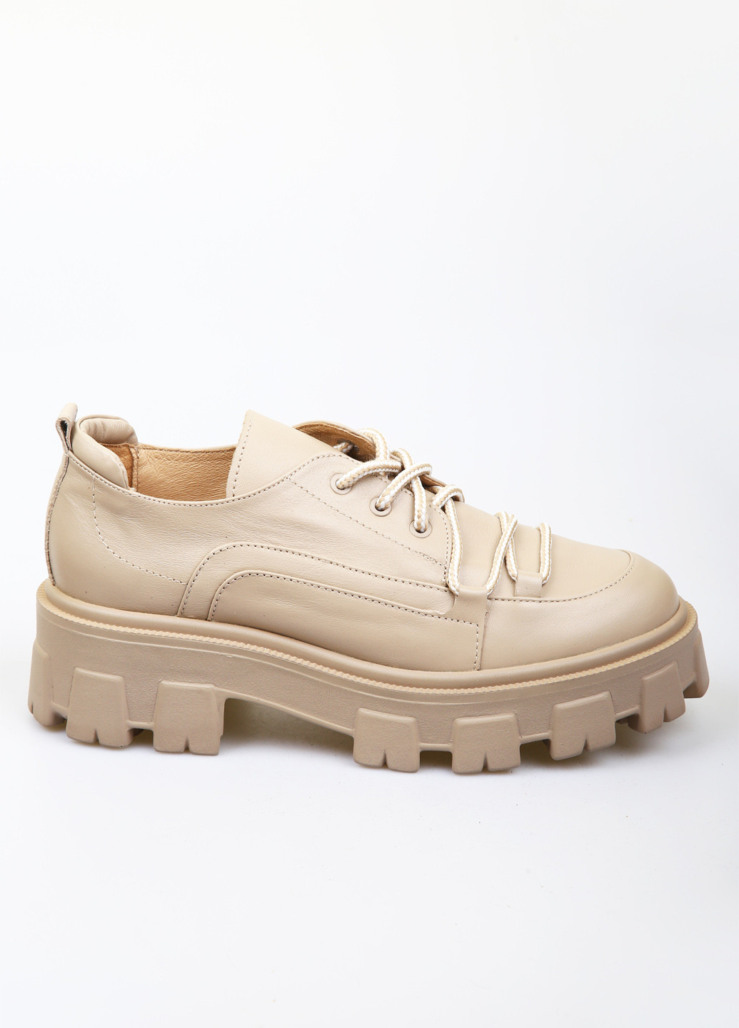 AURA Туфлі темно-бежевий з натуральна шкіра, україна — демісезон (370635491)