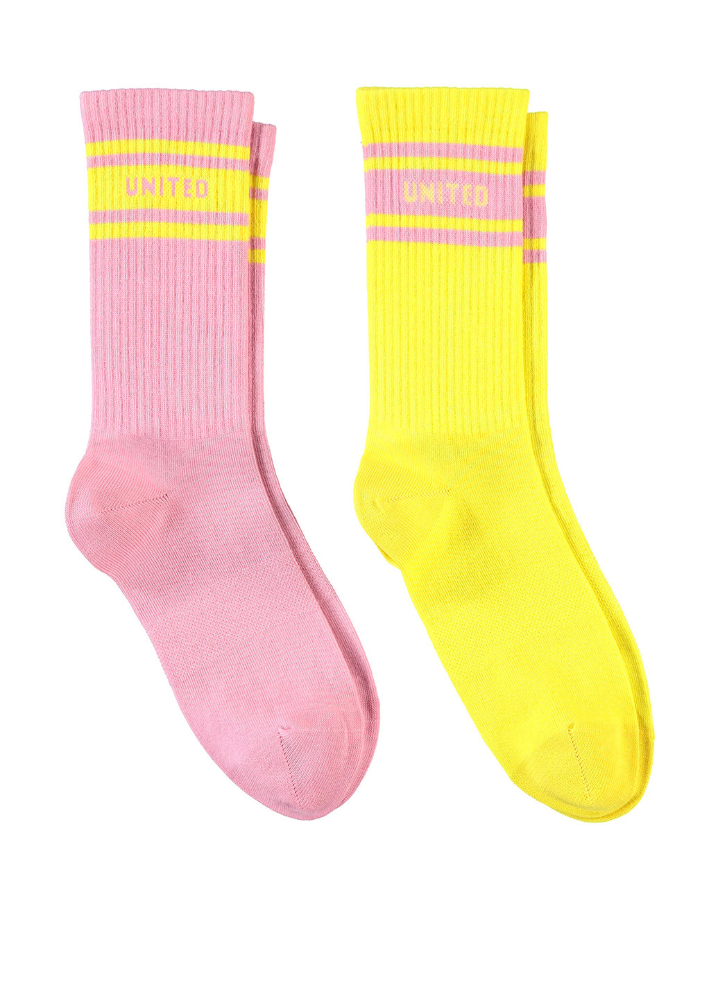 Комбинированные носки (2 пары) UNITED4 полоска (329058689)