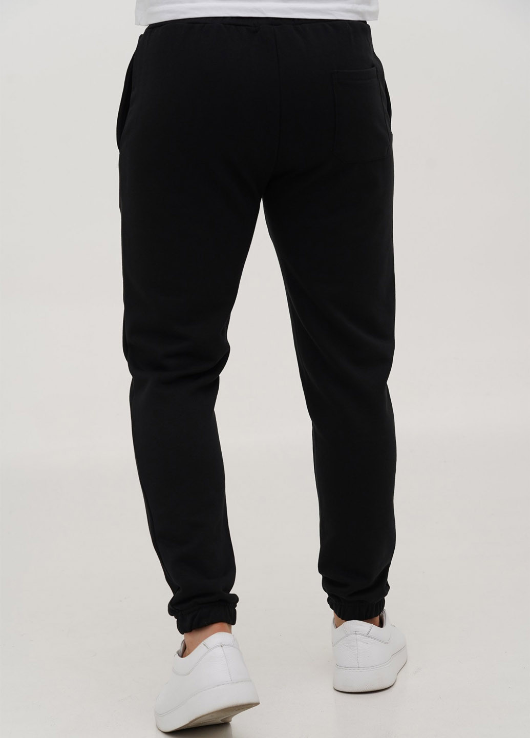 Черные кэжуал, спортивные демисезонные джоггеры брюки Trend Collection