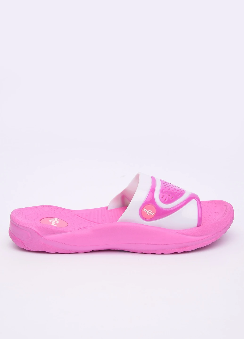 Розовые шлепки Let's Shop