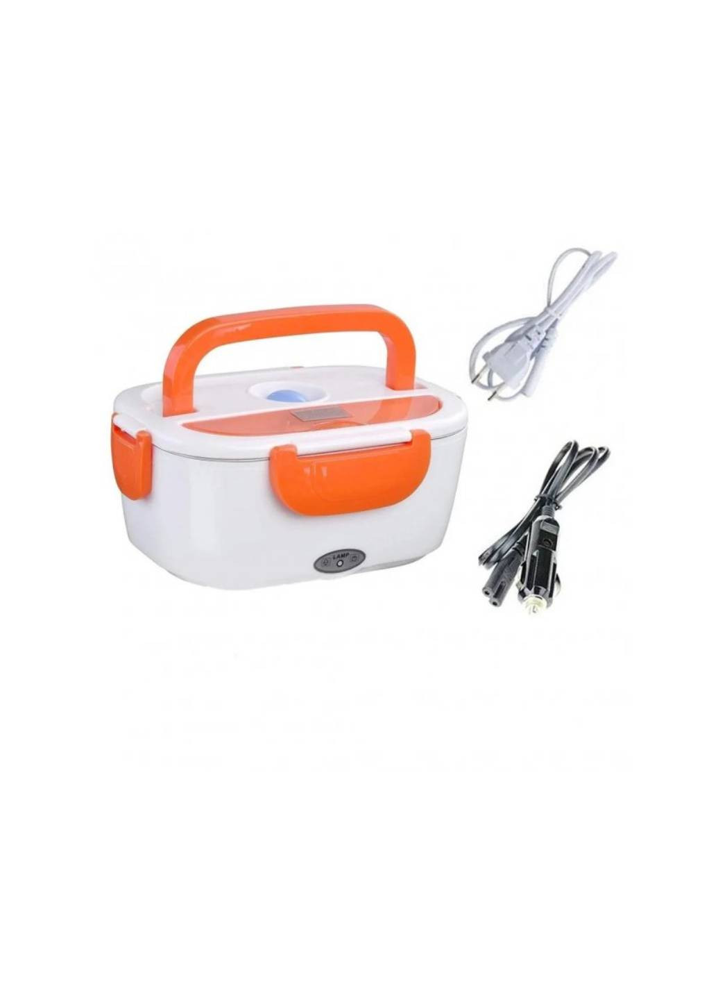 Ланч-бокс з підігрівом 2 у 1 Electronic Lunchbox YS 004 оранжевий Art (254316271)