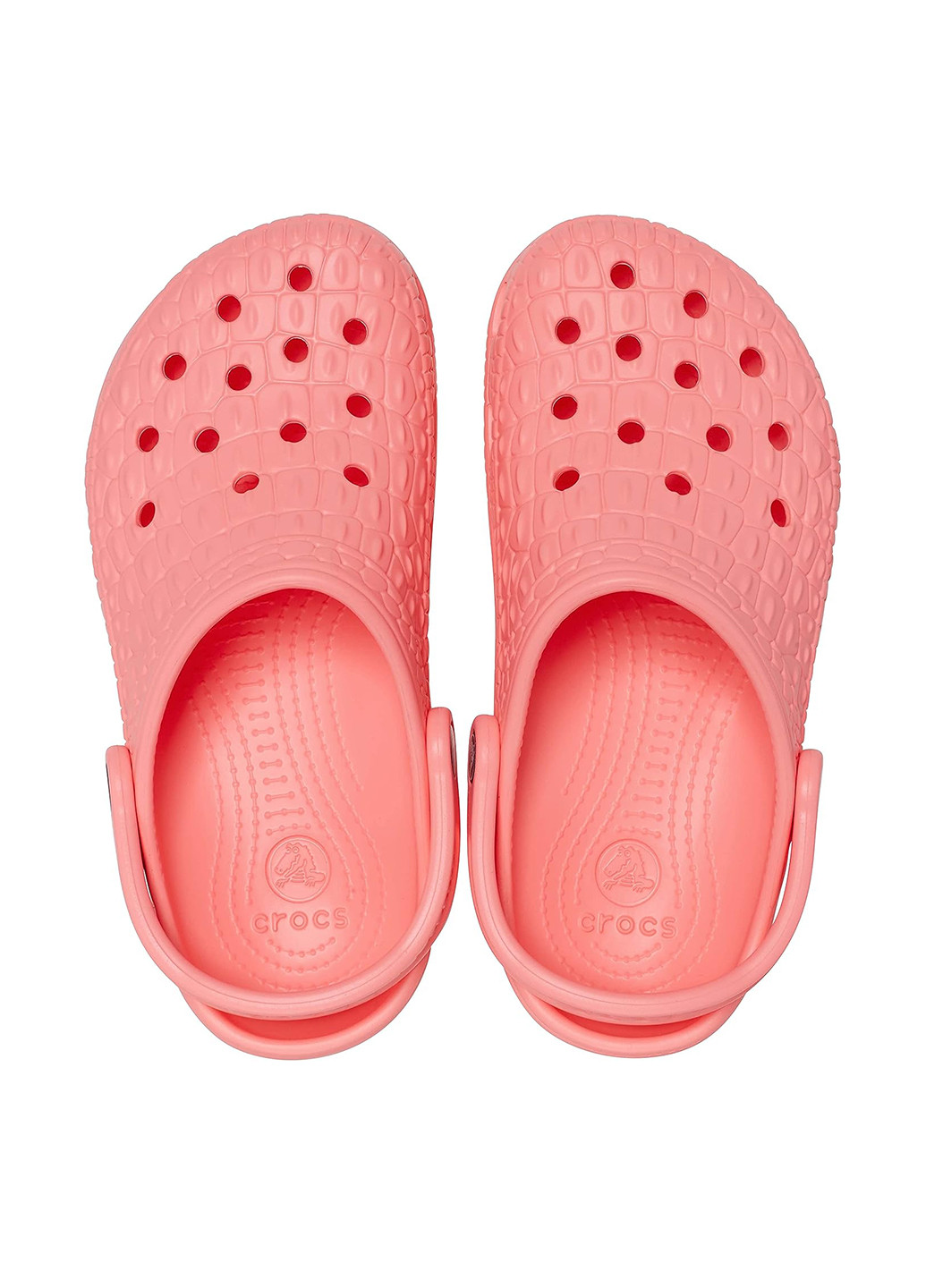 Розовые сабо Crocs без каблука