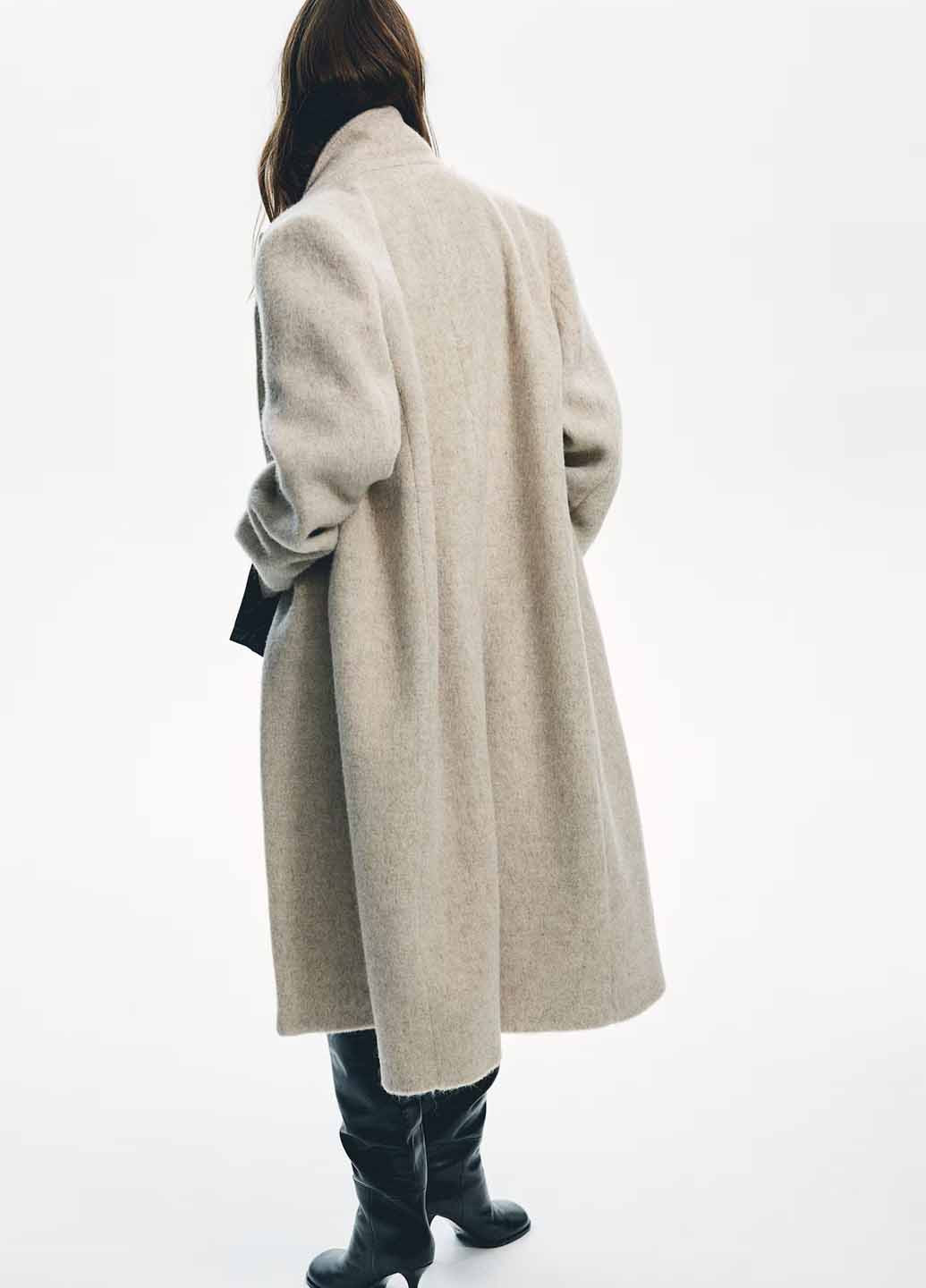 Светло-бежевое демисезонное Пальто H&M