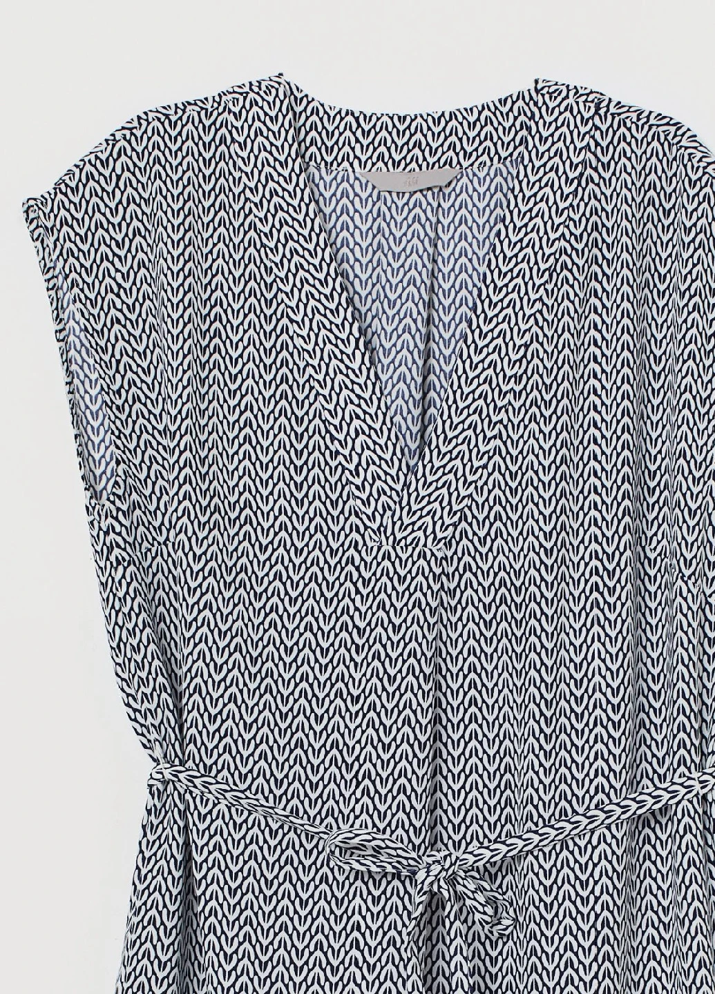 Темно-синя кежуал сукня H&M з орнаментом