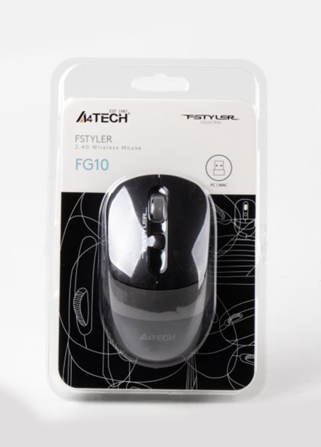Мышь беспроводная A4Tech fg10 (grey) (138665991)