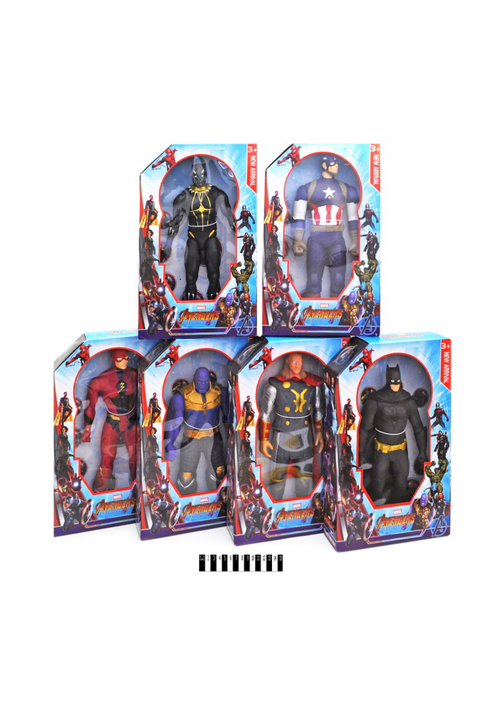 Игровая фигурка Супергерои Мстители, 37,5х23,5х7,5 см YG Toys (190457465)