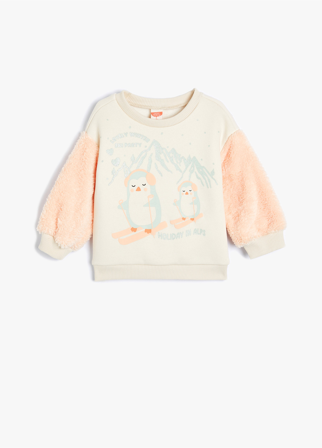 KOTON світшот малюнок комбінований кежуал бавовна