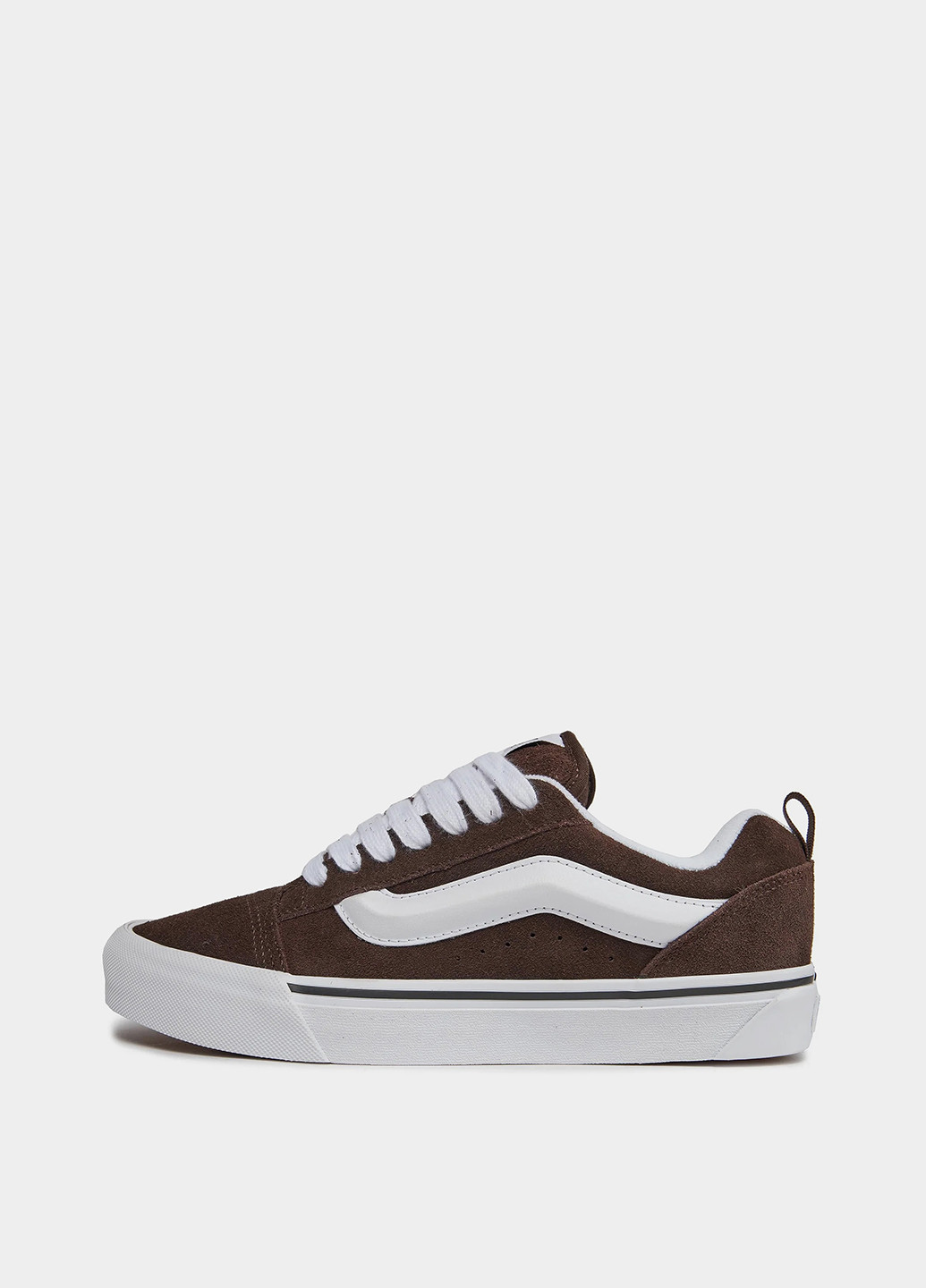 Коричневые кеды Vans с перфорацией