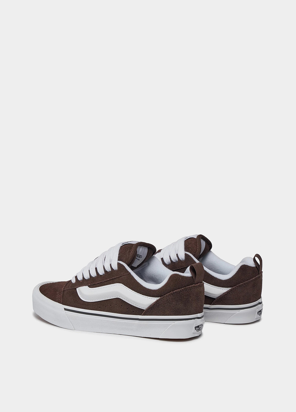 Коричневые кеды Vans с перфорацией