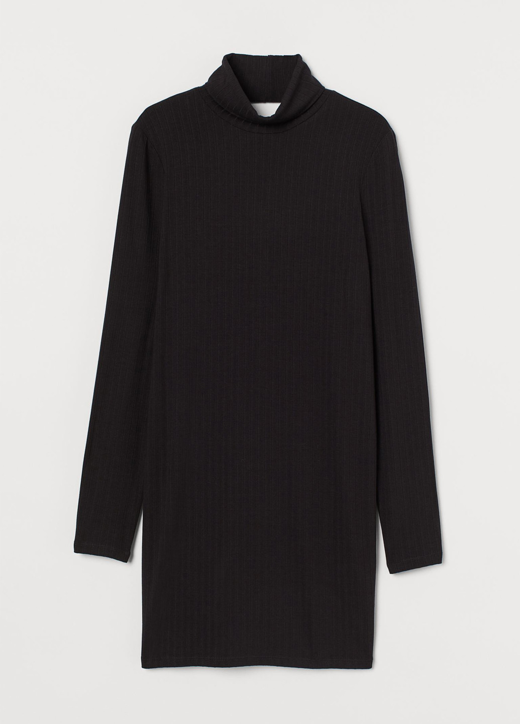 Чорна кежуал сукня сукня-водолазка H&M однотонна