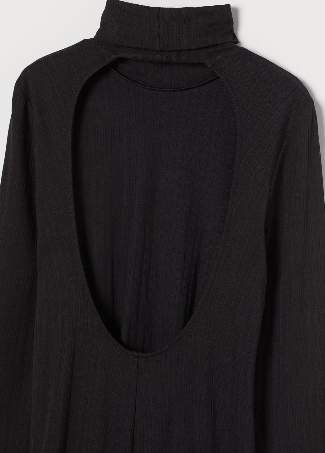 Чорна кежуал сукня сукня-водолазка H&M однотонна