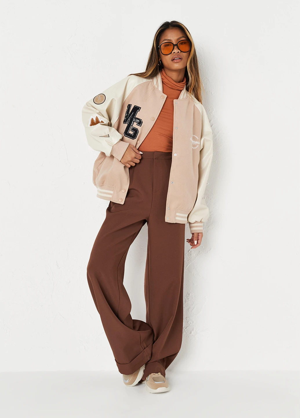 Бомбер Missguided на кнопках (260955401)