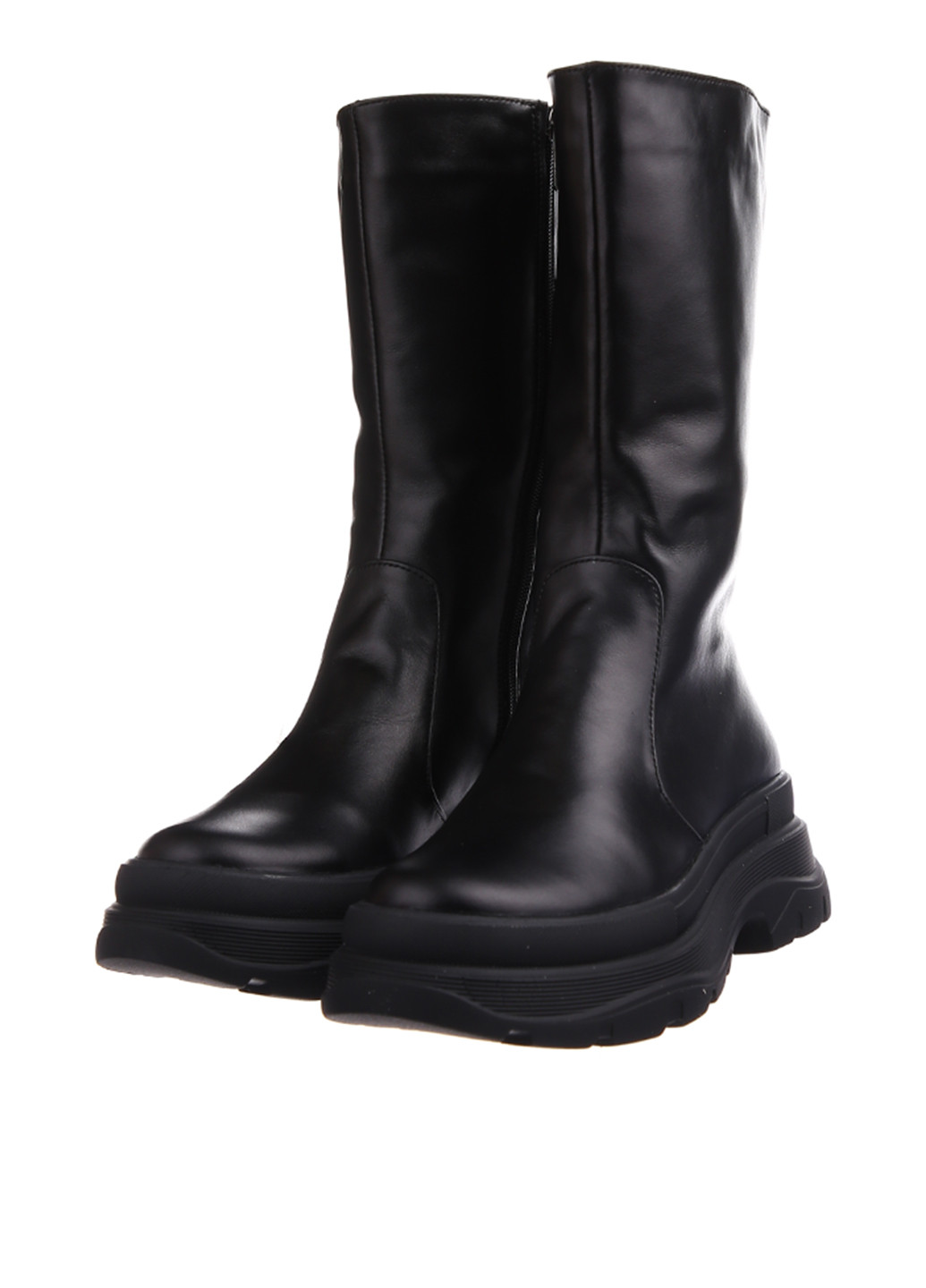 Черные зимние полусапоги Ambruchi