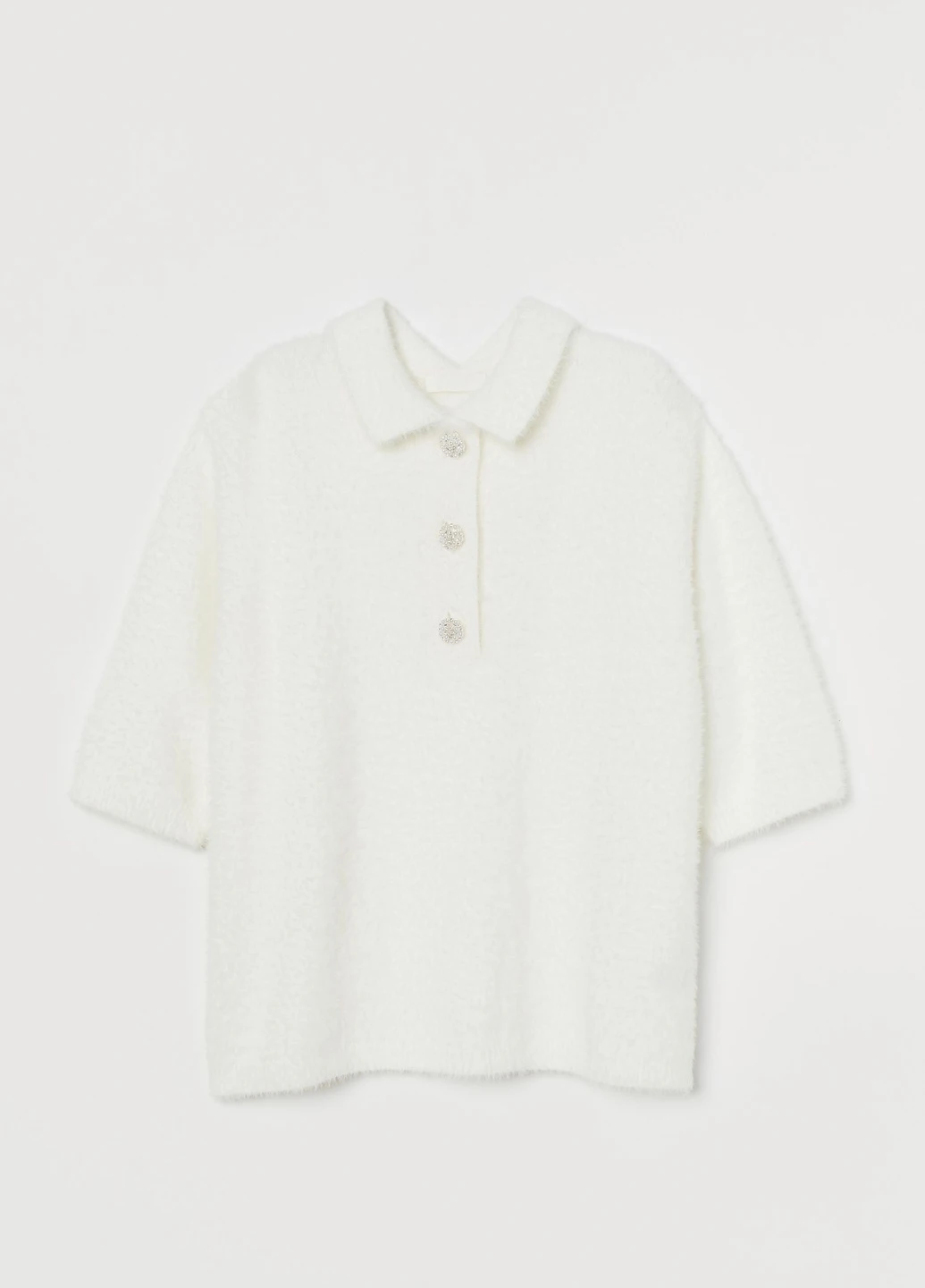 Белый демисезонный джемпер H&M
