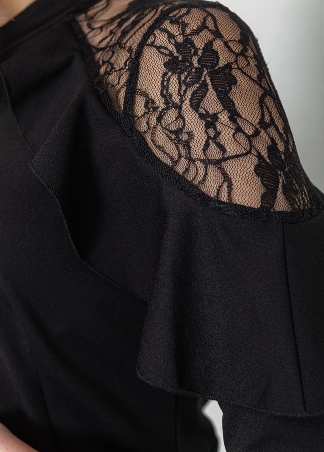 Чорна кежуал сукня футляр Ager однотонна