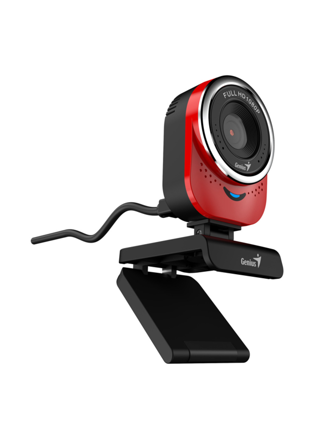 Веб-камера QCam 6000 Full HD Red Genius qcam 6000 full hd red (32200002401) (135463241)