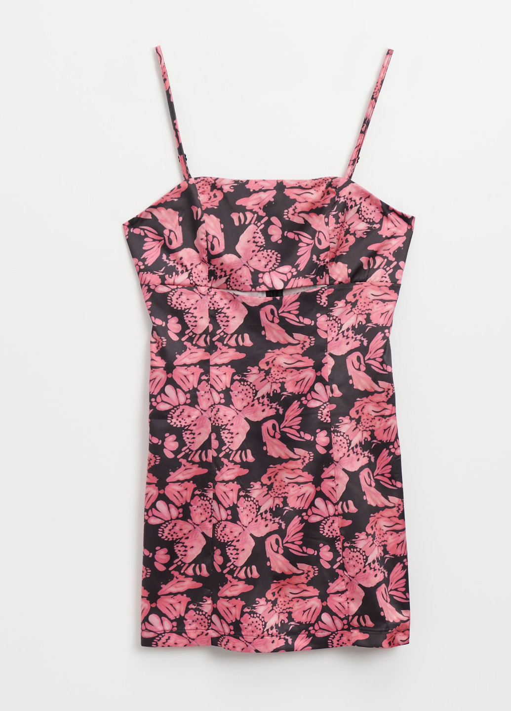 Розовое кэжуал платье футляр House бабочки