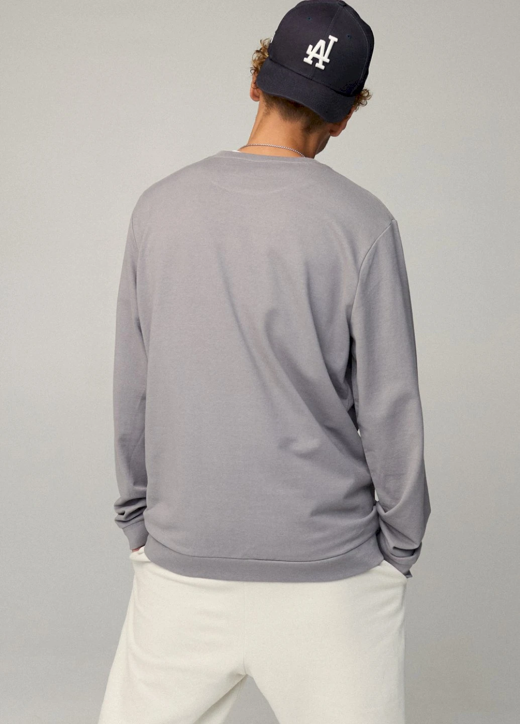 Сірий світшот чоловічий oversize /no flis/ YAPPI (252258935)