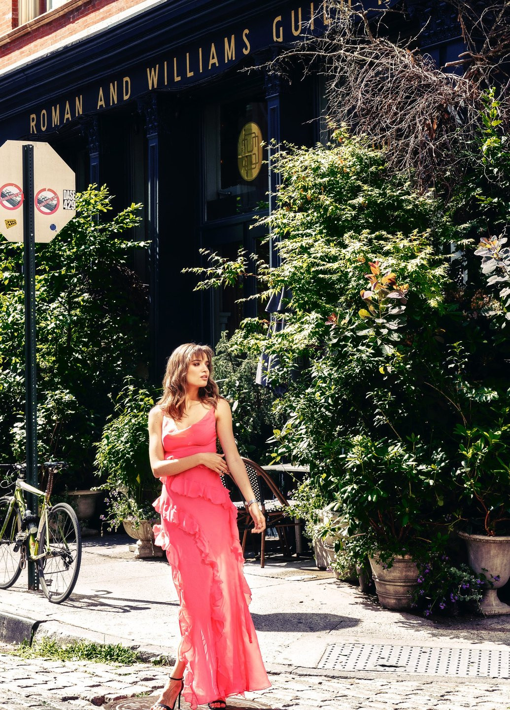 Коралова кежуал сукня сукня-комбінація Gepur однотонна