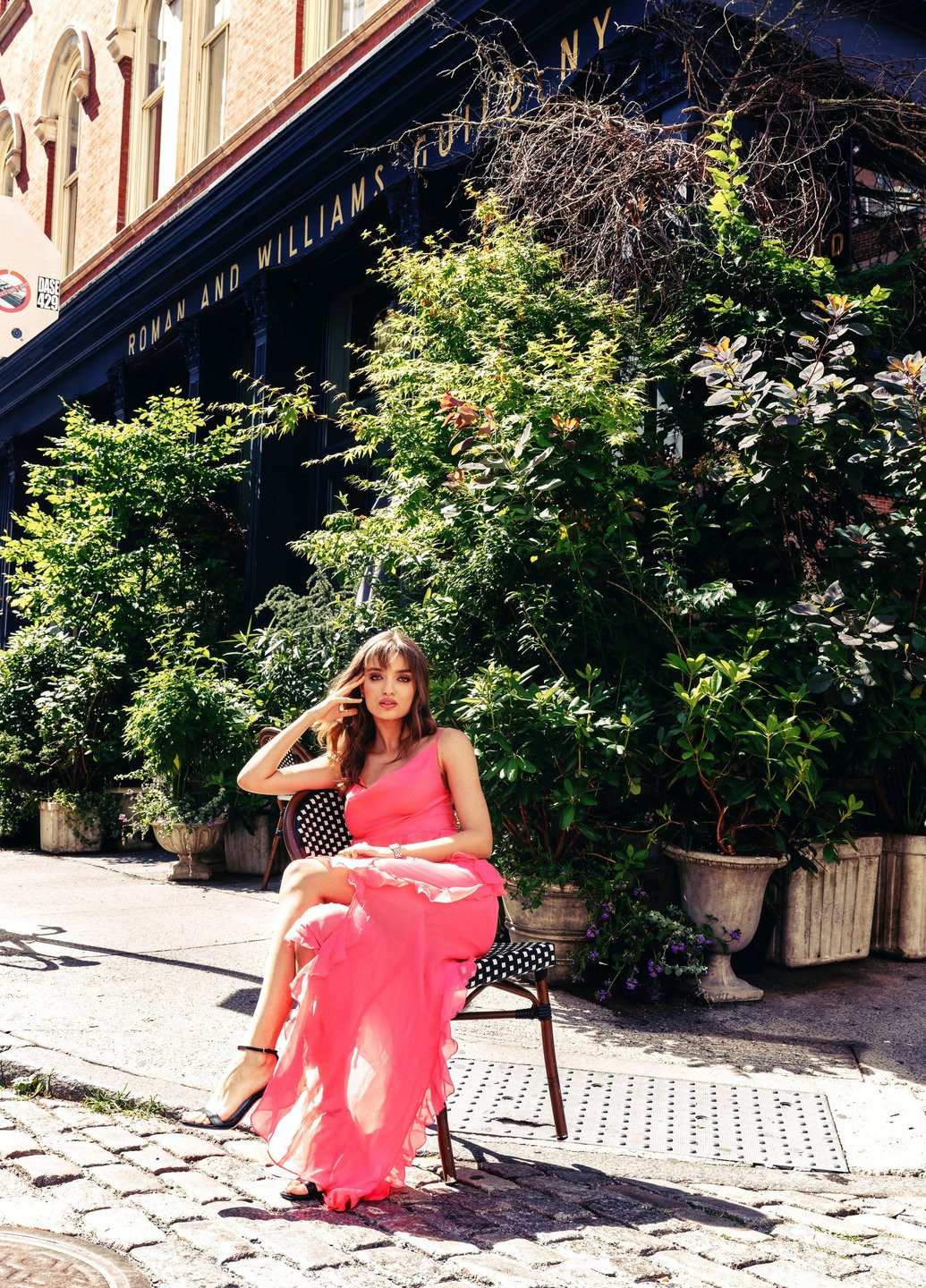 Коралова кежуал сукня сукня-комбінація Gepur однотонна